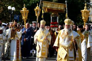 Procesiune cu moaştele Sfântului Ierarh Spiridon - 3 noiembrie 2013