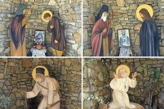 În Mănăstirea Sfântul Serafim de Sarov din Trikorfo, Grecia