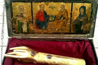 Moaştele Sfântului Sfințit Mucenic Policarp, Episcopul Smirnei