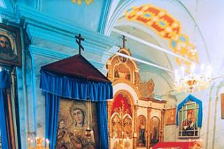 Biserica din satul natal al Sfintei Matrona