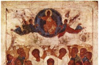 Înălțarea Domnului - icoană de Andrei Rubliov