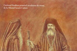 Cuviosul Irodion primind ascultarea de stareț de la Sfântul Ierarh Calinic