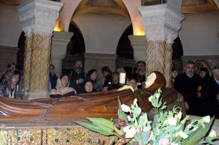 Interior din Biserica Adormirii Maicii Domnului din Sion - Ierusalim