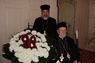 Înaltpreasfințitul Eftimie și Preasfințitul Ioachim Băcăuanul