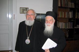 IPS Bartolomeu Anania și Părintele Gheorghe Calciu