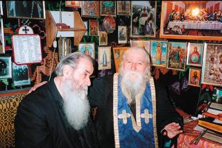 Părintele Constantin Galeriu și Părintele Cleopa Ilie