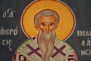 Sfântul Ierarh Ambrozie, Episcopul Mediolanului