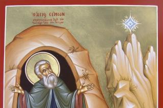 Sfantul Simon Izvorâtorul de mir, ctitorul mănăstirii Simono-Petra
