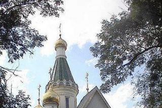 Biserica rusă „Sfântul Nicolae” din Sofia, în subsolul căreia se află mormântul Sfântului Ierarh Serafim Sobolev