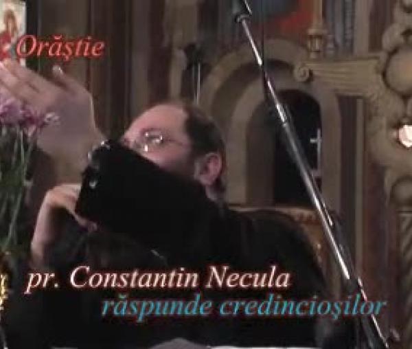 (Video) Pr. Constantin Necula – Tinerețe, educație și mărturisire (răspunsuri la întrebări 1)