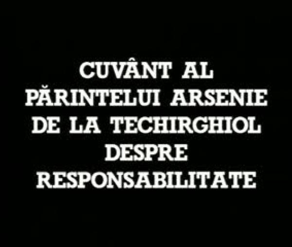 Pr. Arsenie Papacioc – Despre responsabilitate și avort
