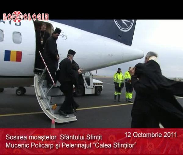 Sosirea moaștelor Sf. Mc. Policarp și Pelerinajul „Calea Sfinților”