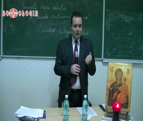 (Video) Dr. Bogdan Neculau – Educația in perioada creștinismului primar (partea 2)