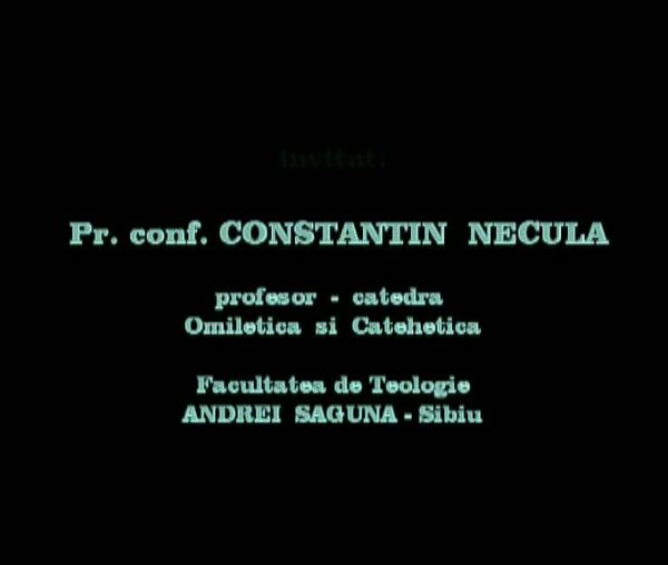 (Video) Pr. Constantin Necula – Cum Îl odihnim pe Domnul Hristos în sufletul nostru?