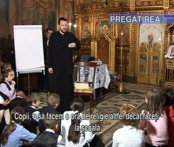 "Hristos împărtășit copiilor" - oră de cateheză