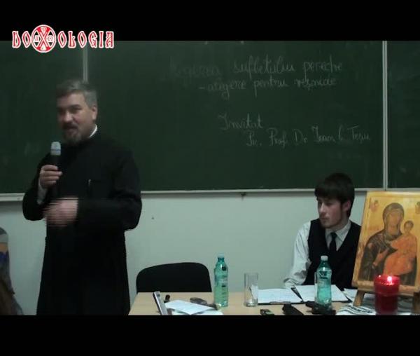 (Video) Diac. Dr. Sorin Mihalache – Alegerea sufletului pereche – alegere pentru veşnicie (3)