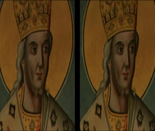 Troparul Sfântului Ierarh Tarasie, Patriarhul Constantinopolului (în limba greacă)