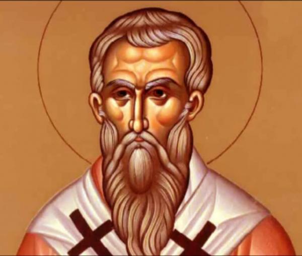 Troparul Sfântului Mucenic Patrichie, Episcopul Prusiei (în limba greacă)