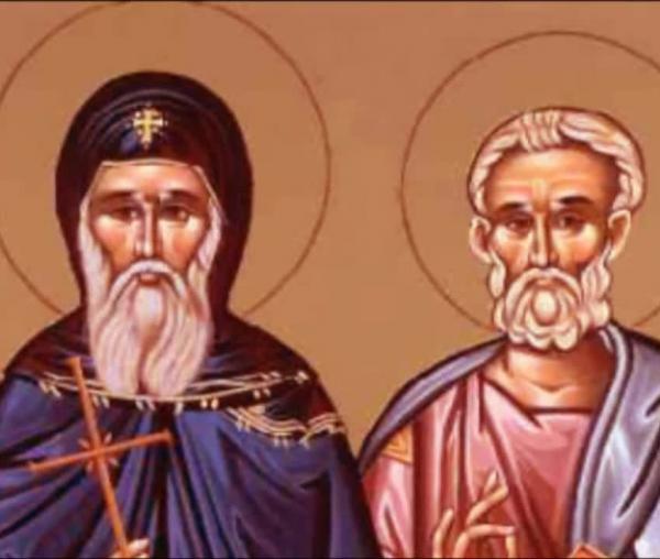 Troparul Sfântului Sfințit Mucenic Teodot, Episcopul Ancirei (în limba greacă)