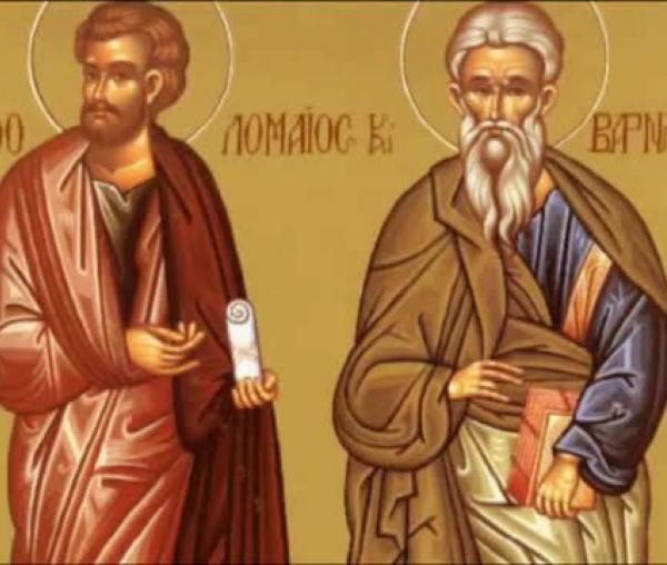 Sfinții Apostoli Bartolomeu și Barnaba
