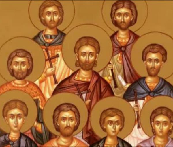 Troparul Sfântului Mucenic Ismail, al Sfântului Mucenic Manuil și al Sfântului Mucenic Savel (în limba greacă)