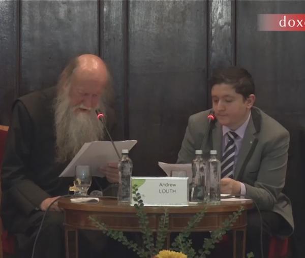 (Video) Pr. prof. Andrew Louth – Traducerea literaturii patristice: argumente, contextualizare și probleme de traductologie (partea I - expunerea)
