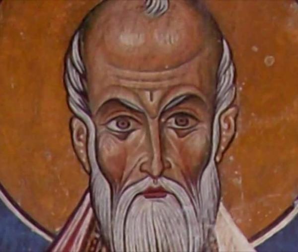 Troparul Sfântului Ierarh Ioan cel Milostiv, Patriarhul Alexandriei (în limba greacă)