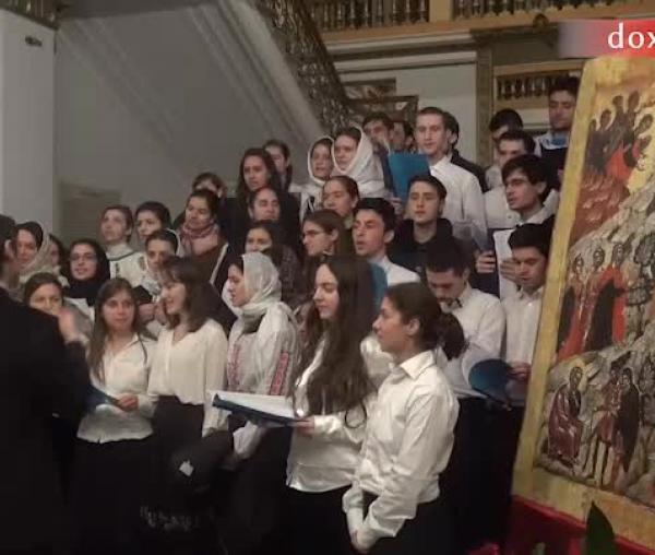 Colindători la Reședința Mitropolitana - Asociația Studenților Creștini Ortodocsi Români, filiala Iași