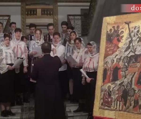 Colindători la Reședința Mitropolitana - Parohia Movileni, județul Iași