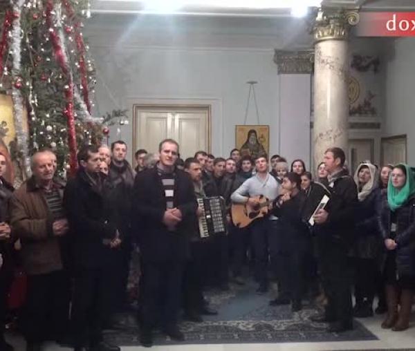 Colindători la Reședința Mitropolitană - Cor Oastea Domnului - Galați