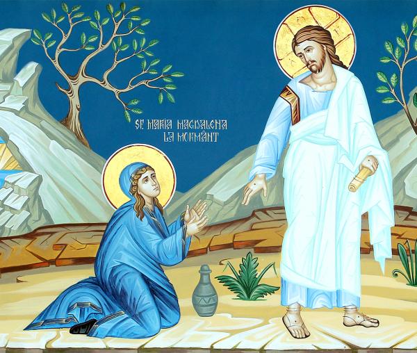 Sfânta Maria Magdalena la mormânt
