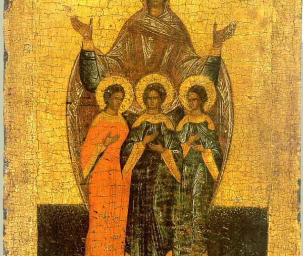 Sfânta Muceniță Sofia și fiicele sale: Pistis, Elpis și Agapis