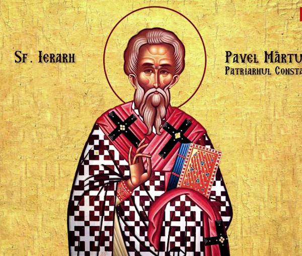 Troparul Sfântului Ierarh Pavel Mărturisitorul, Patriarhul Constantinopolului