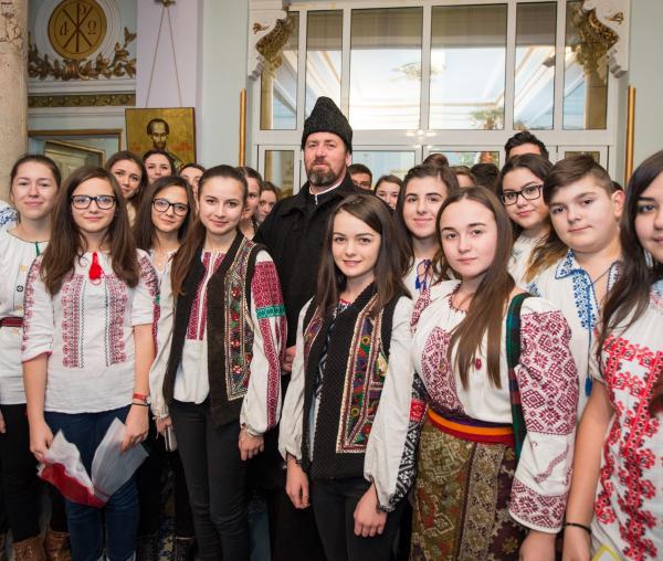 Colindători la Reședința Mitropolitană - Filialele ATOR din Moldova