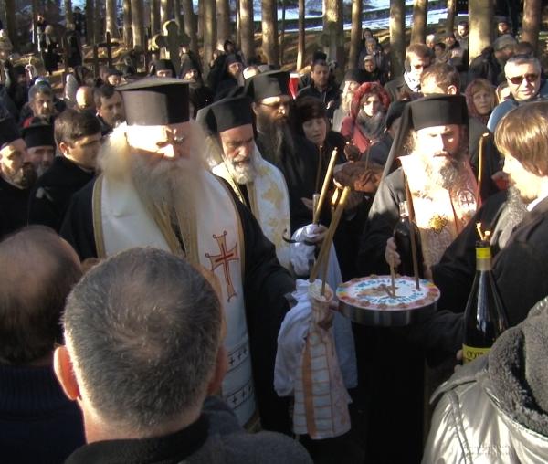 Slujbă de pomenire la mănăstirea Sihastria - Neamț