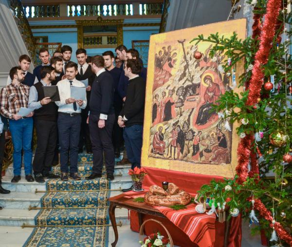 Colindători la Reședința Mitropolitană - Master, Facultatea de Teologie „Dumitru Stăniloae”, Iași