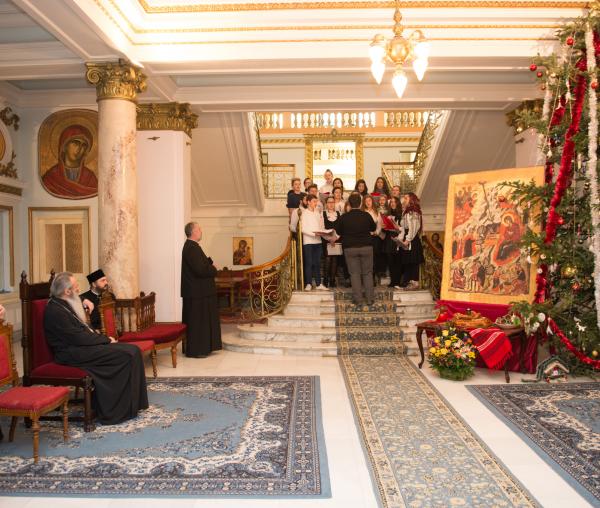 Colindători la Reședința Mitropolitană - Parohia Aroneanu