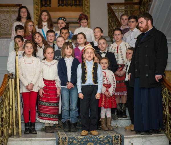 Colindători la Reședința Mitropolitană - Parohia Doroșcani