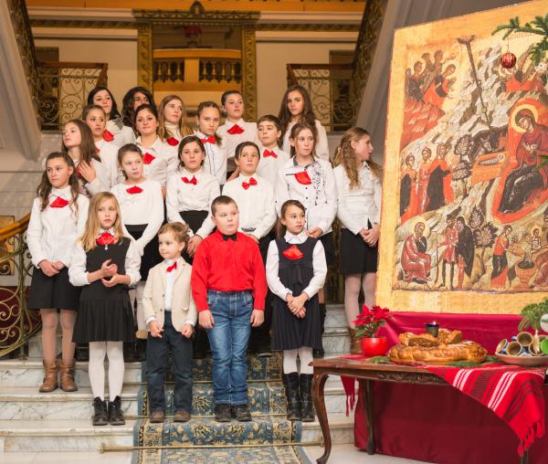 Colindători la Reședința Mitropolitană - Parohia Feredeni, Iaşi