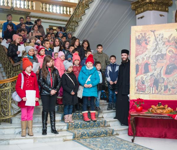 Colindători la Reședința Mitropolitană - Parohia Horleşti, Iasi