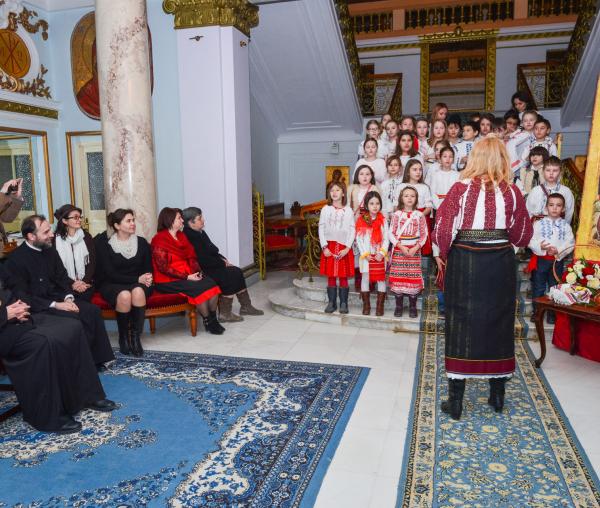 Colindători la Reședința Mitropolitană - Școala Varlaam