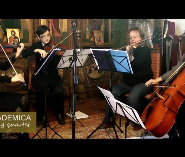 Concert de Crăciun susținut de „ACADEMICA string quartet”, la Parohia Toma Cozma din Iași