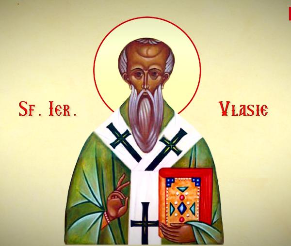 Troparul Sfântului Ierarh Vlasie, Episcopul Sevastiei