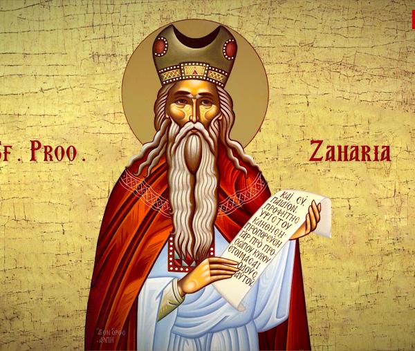 (Video) Troparul Sfântului Proroc Zaharia