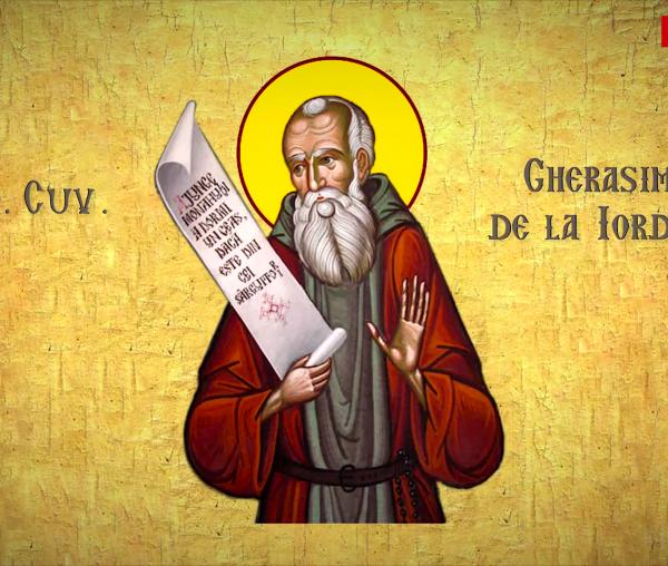 Sfântul Cuvios Gherasim de la Iordan