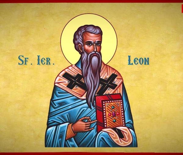 Troparul Sfântului Ierarh Leon, Episcopul Romei