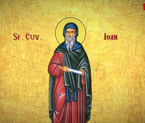 Sfântul Cuvios Ioan, ucenicul Sfântului Grigorie Decapolitul