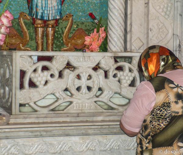 Acasă la Sfântul Mare Mucenic Mina în Egipt