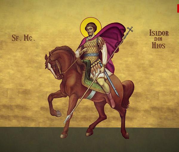 Troparul Sfântului Mucenic Isidor din Hios