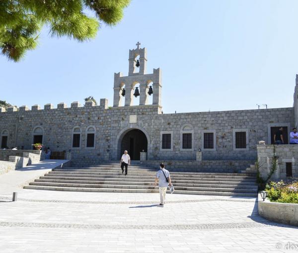 (Foto) Mănăstirea Buna Vestire din insula Patmos – Grecia